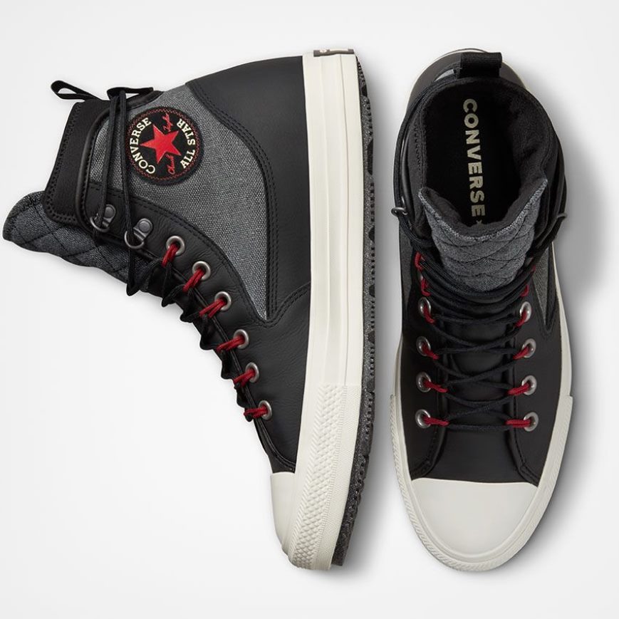 Ghete Iarna Barbati Converse Chuck Taylor All Star All Terrain Inalti Gri Negrii | RO GNOVK601